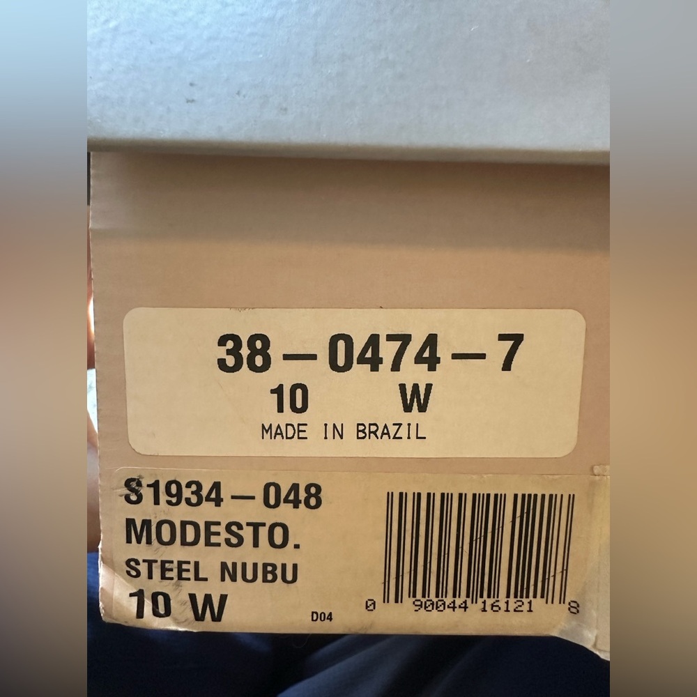 SoftWalk Modesto 10W slip-on comfort shoe, clog. Steel blue. - Picture 5 of 8